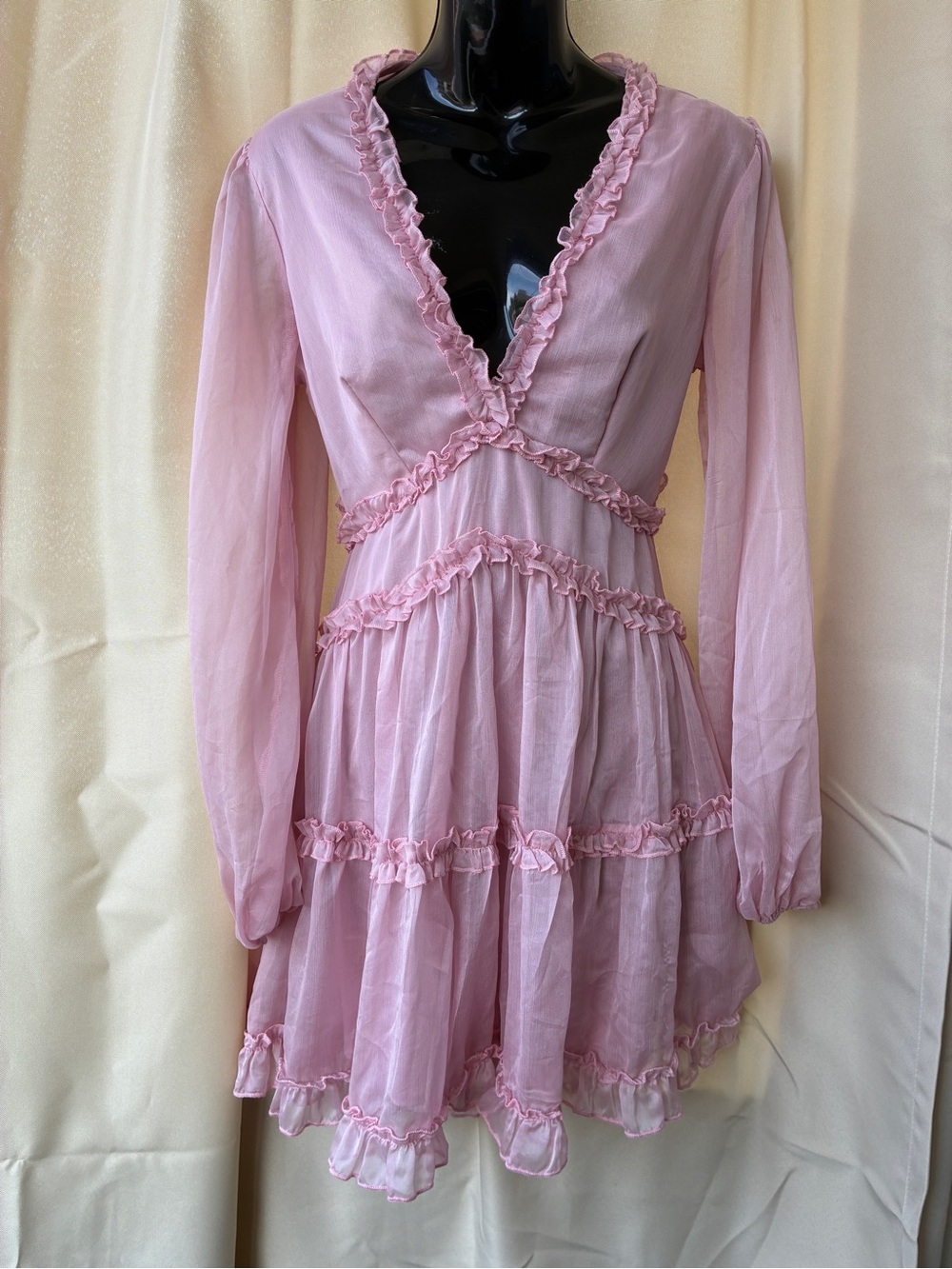 Windsor Small Ready To Ruffle Chiffon Mini Dress